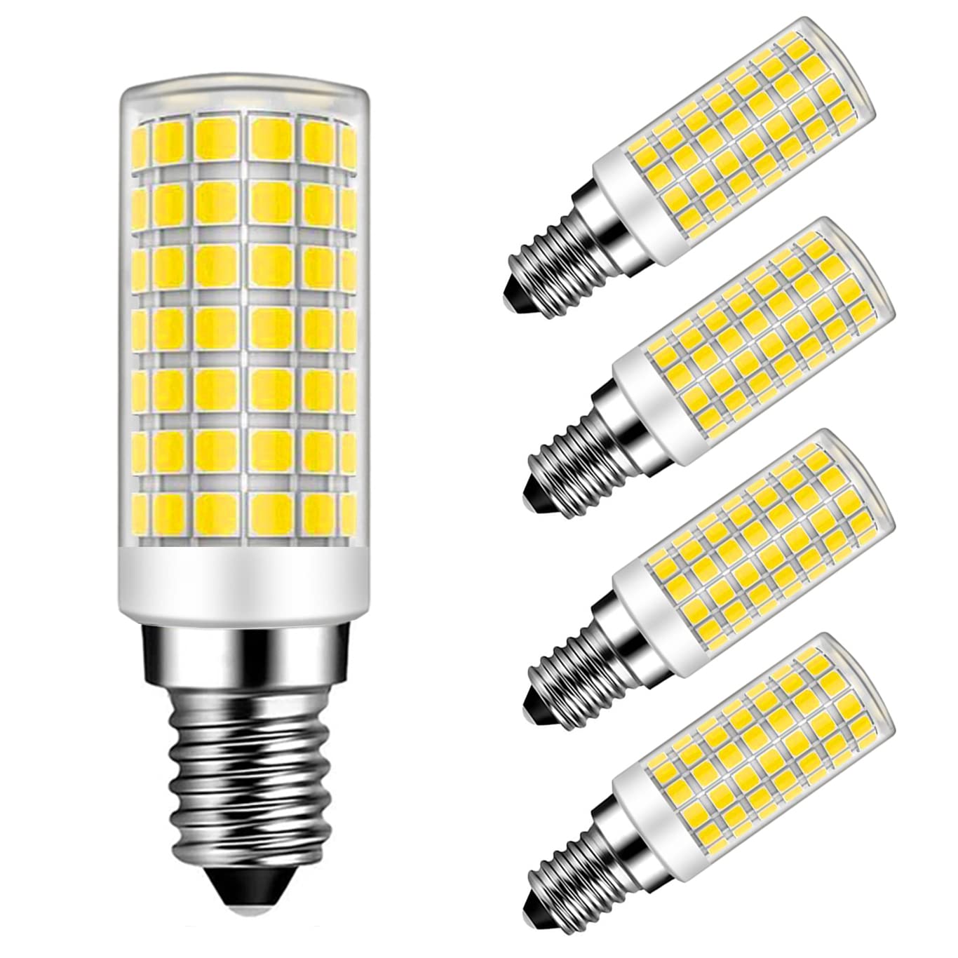 MAYCOLOR Ampoule LED E14 9W Equivalent 75W 750LM, Blanc Chaud