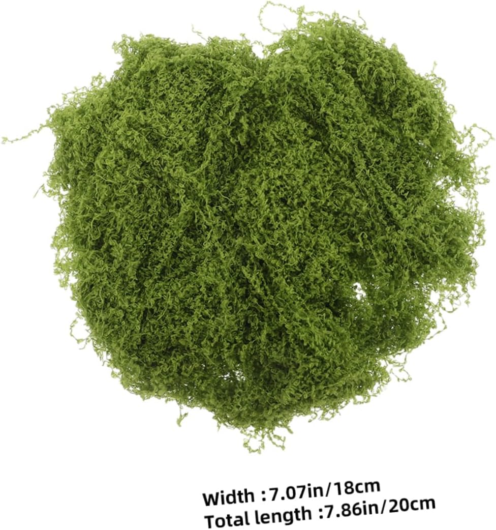 Anneome Artificial Craft Moss for Planters Versatile Faux Green Grass for Home Decor Landscaping and Crafting for Terrariums and Fairy Gardens