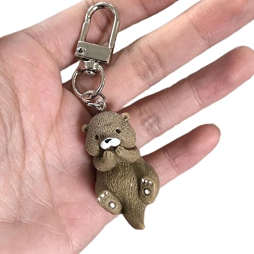 Whoasyst Cute Bag Pendant Cartoon Animal Keychain Backpack Stylish Multifunction