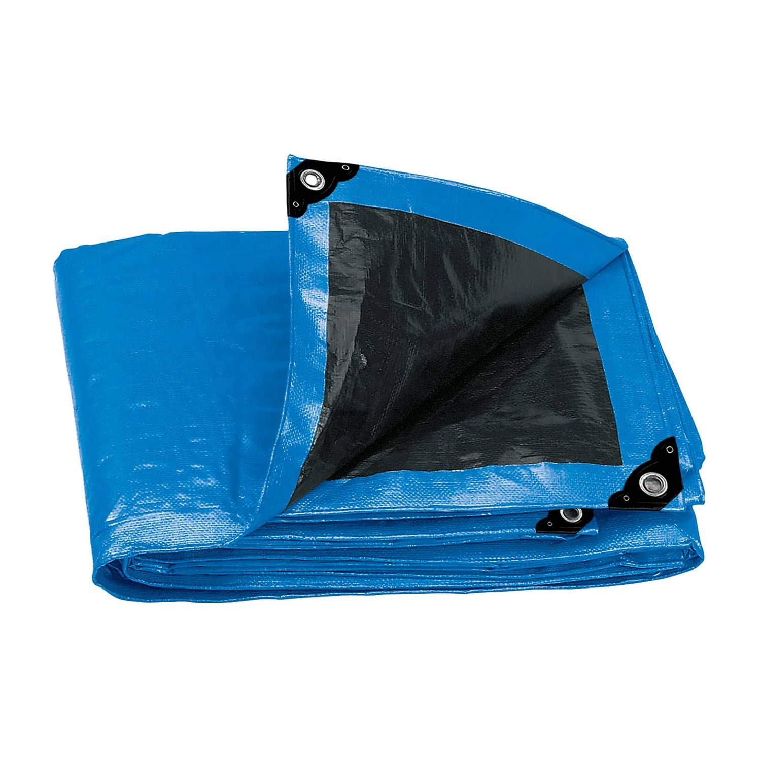 TRUPER LT-23Z Reinforced Blue Tarps, 7.5 oz/yd2 6.6x9.8Ft (2x3m)