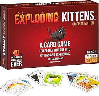 Exploding Kittens Original Edition 爆発子猫オリジナルカードゲーム英語版 [並行輸入品]