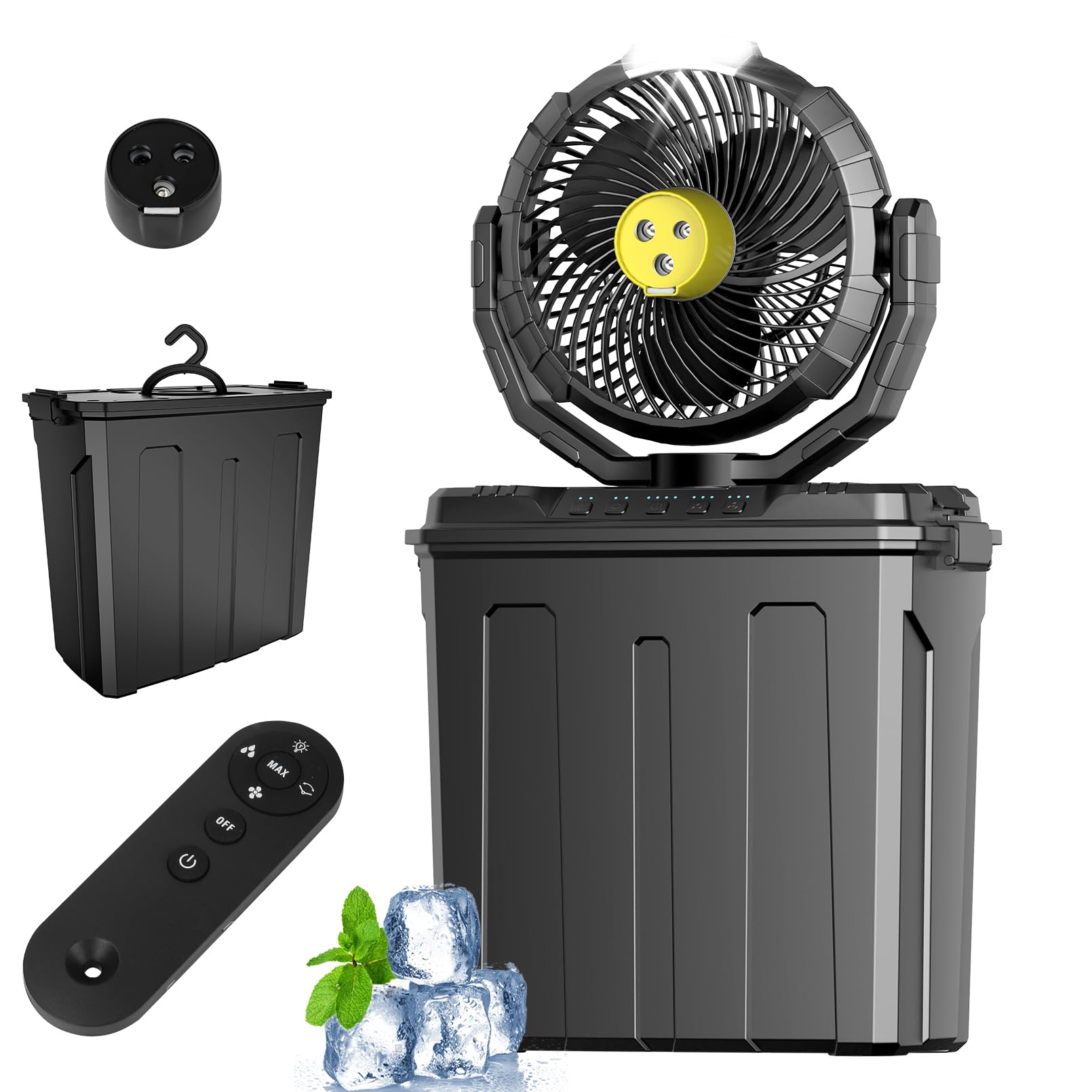 Ventilateur brumisateur portable contre la canicule pour rafraîchir la maison