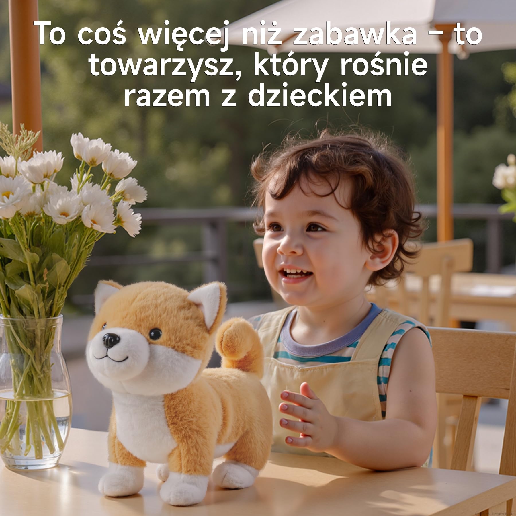 Pluszowy Piesek, Szczeka, Śpiewa, Kręci się w Kółko, Interaktywny Pluszowy Szczeniak, Zabawkowy Pies Dla Dzieci Chłopców i Dziewczynek