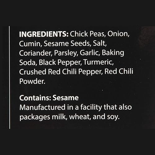 Miniatura 6 de Ziyad Falafel - Mezcla en seco, sin gluten, vegano, sin OMG, sin aditivos, sin conservantes, ideal para hacer hamburguesas y aperitivos vegetales,