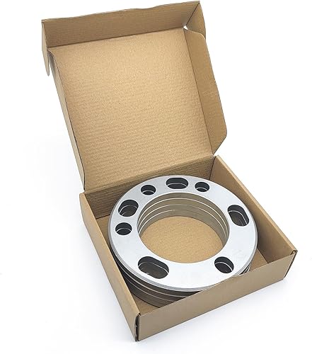 Miniatura 4 de BRONEVO Paquete de 4 adaptadores espaciadores universales de rueda de 0.236 in de 14 pulgadas compatibles con Dodge Ford Chevy GMC - 5 y 6 lengüetas
