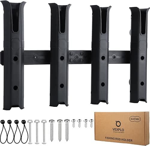 Adjustable Fishing Rod Holders for Boat Golf Cart Garage Kayak