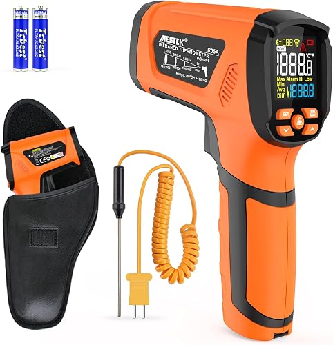 Thermomètre Infrarouge MESTEK Pistolet Temperature Laser Pyromet 