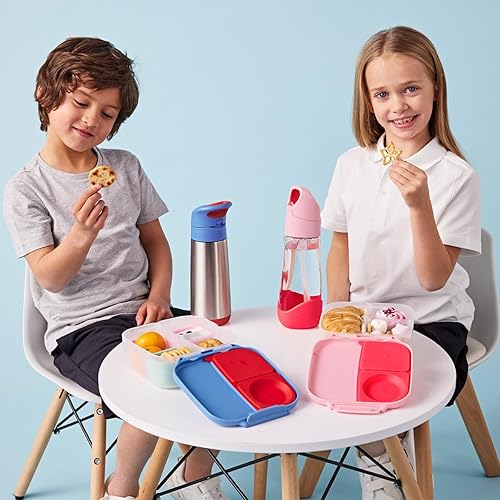 Miniatura 9 de b.box Mini fiambrera para niños pequeños, niños  Bento Box, contenedor de almuerzo  2 compartimentos a prueba de fugas  Sin BPA (bosque esmeralda,