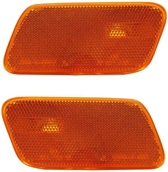 CarLights360: For 2000 2001 2002 2003 Mercedes-Benz E320 Side Marker Light Assembly Driver and Passenger Side Pair - Replaces MB2570104 MB2571104 Vehicle Trim: Wagon | 210 820 13 21, 210 820 14 21