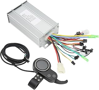 SPYMINNPOO Electric Bike Controller,36V 48V 500W Electric Bike Controller Kit with 2 in 1 Round Color LCD Panel Thumb Throttle Conversion Kit Cycling Diy Retrofit Kit