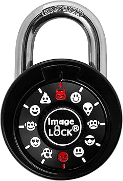 Combination Lock With Fun Emojis Imagelock Patented Non Resettable Combination Lock Without Administrative Key Emoticons Instead Of Numbers White Without Administrative Key Combination Padlocks Amazon Canada