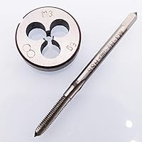 Vista 2 de HSS M3 x 0.020 in Grifo y M3 x 0.020 in Die Rosca métrica Mano derecha