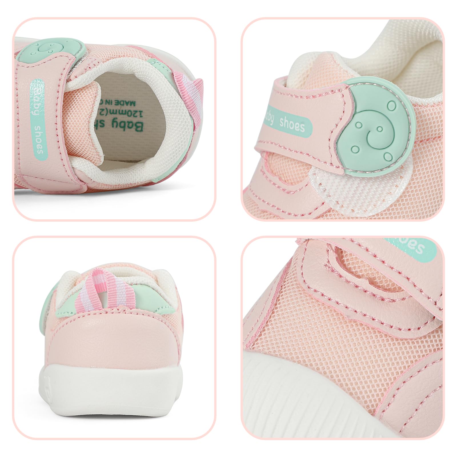 MK MATT KEELY Baby Boys Girls First Walking Shoes Toddlers Summer Breathable Anti-Slip Trainer Sneakers for Infant — view 5