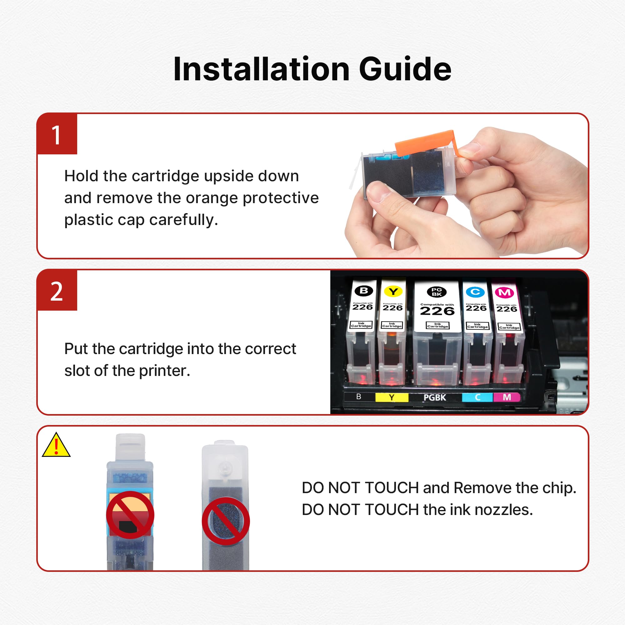 Confezione Da 6 SET INCHIOSTRO Ricarica Di Massa Compatibile Per - Foto 4