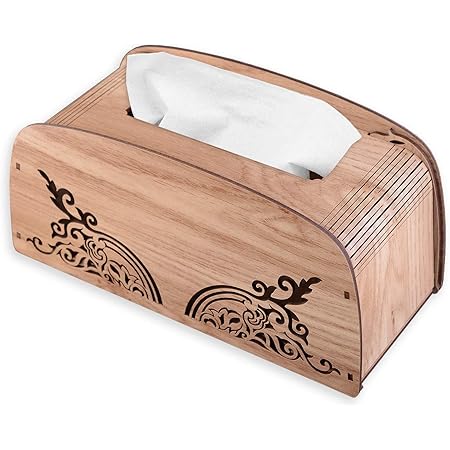 Amazon Sea Sha卓上収納 Diyティッシュケース ホルダー 木製 ティッシュボックス 立体パズル おしゃれシンプル サイズ 248 110 100mm 内寸 ベージュ ティッシュケース ホルダー オンライン通販