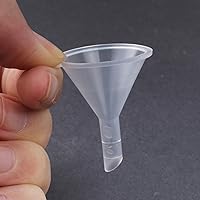 Vista 4 de WARMBUY Mini Clear Plastic Funnels, 30 Pack