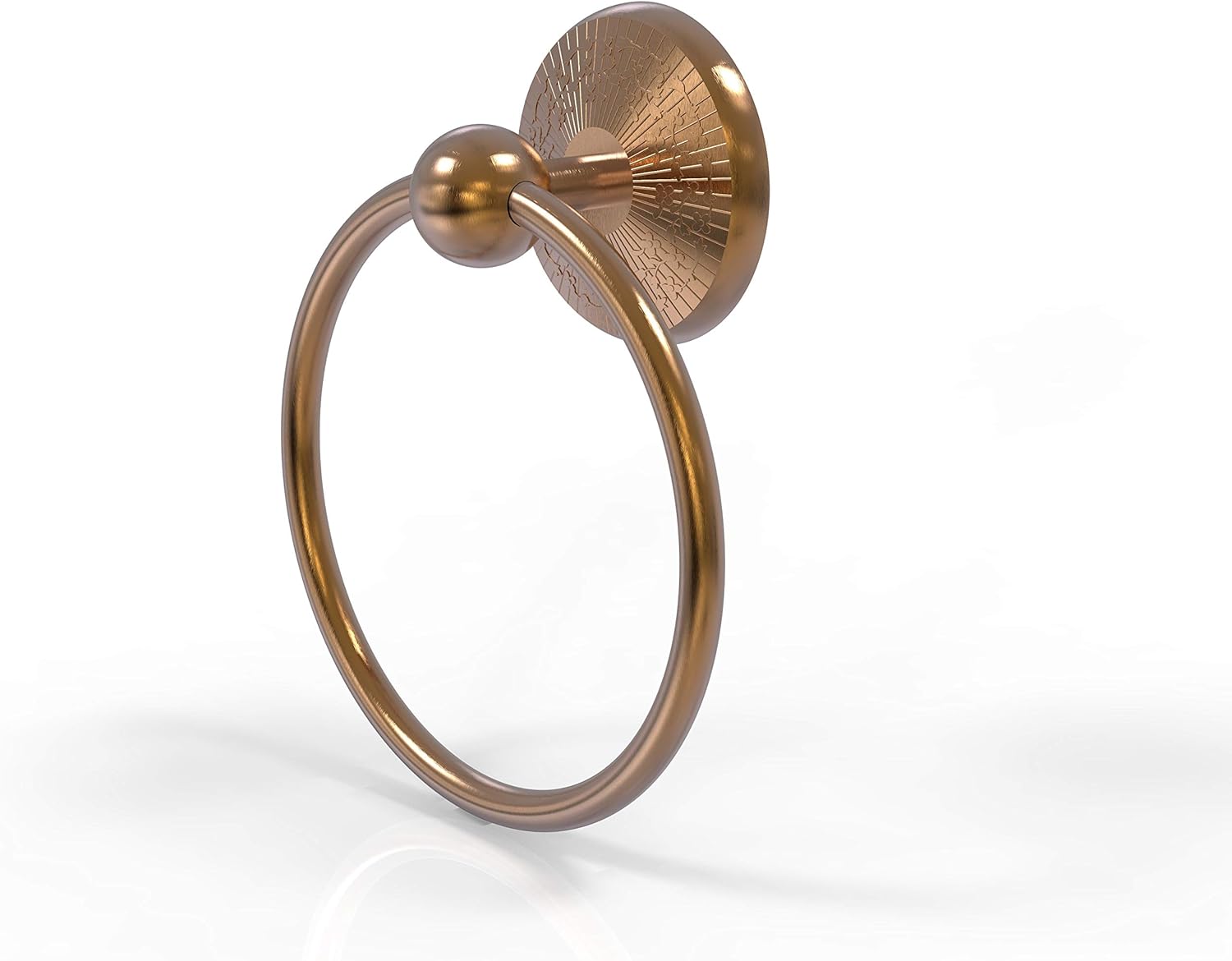 Allied Brass PMC-16 Prestige Monte Carlo Collection Towel Ring, Satin Brass