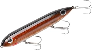 Heddon Super Spook Topwater Fishing Lure for Saltwater and Freshwater, Redfish, Super Spook (7/8 oz)