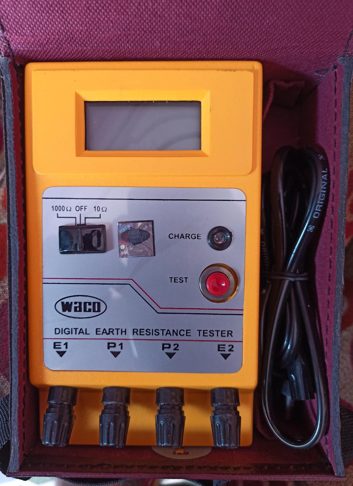 Sigma Instruments Waco Digital Earth Resistance Tester with