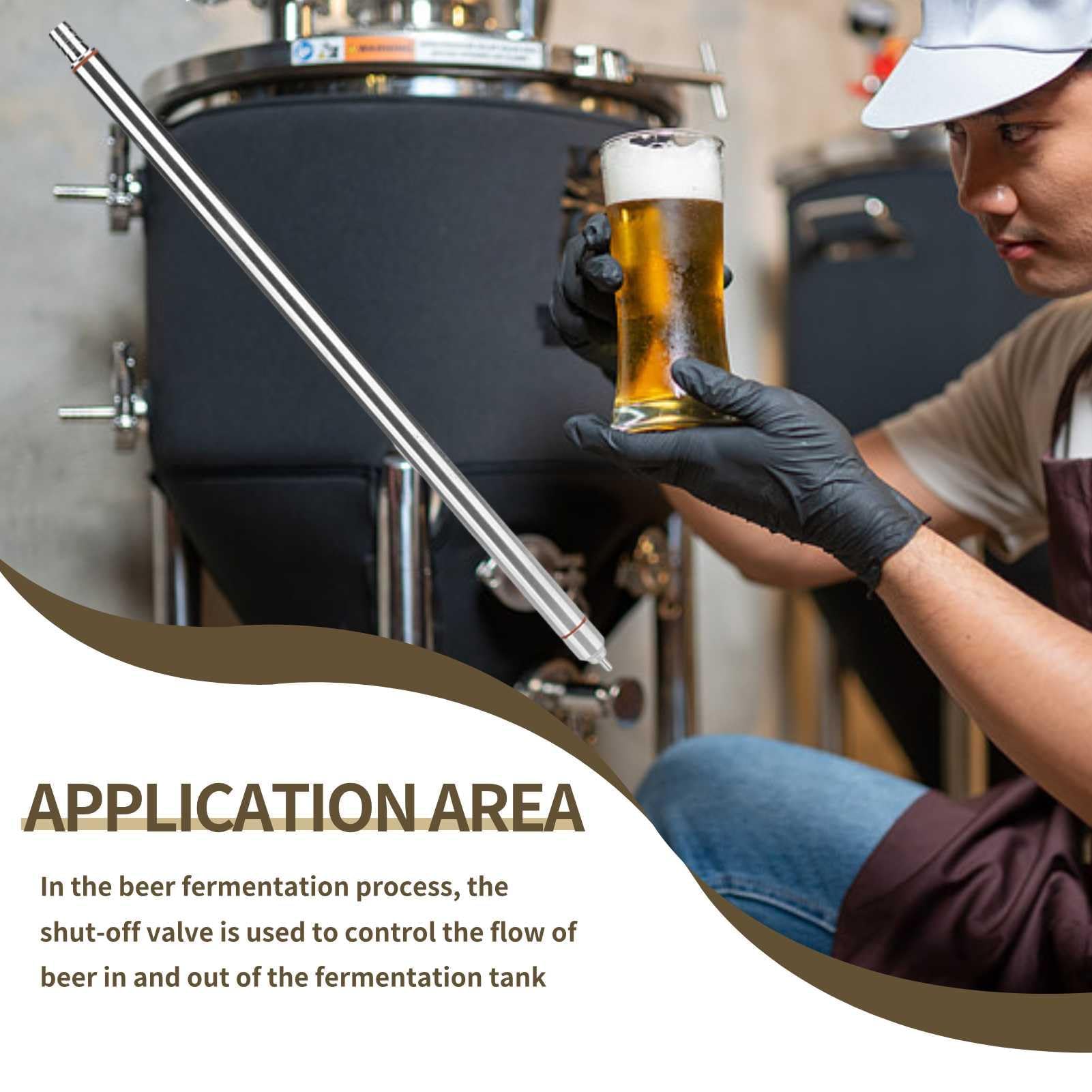 Professionale Riempitore per bottiglie di birra 13,7 in acciaio inossidabile, caricato a molla bottiglia di birra riempitrice