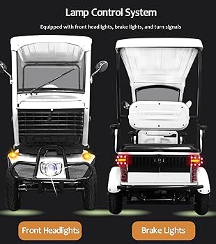 Amazon.com: HAOWEIH 4-Passenger Electric Golf Cart & Scooter for