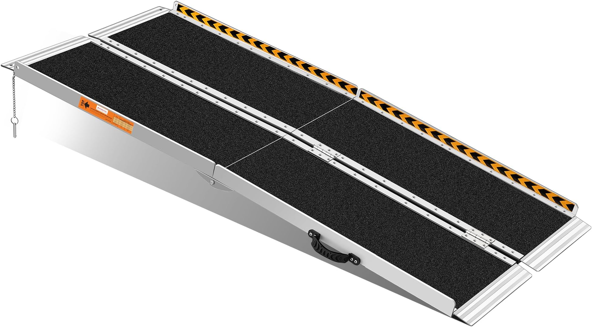 Wheelchair Ramp 5 Feet, Portable Ramps for Wheelchairs for Home, 800LBS Capacity Folding Non-Slip Aluminum Handicap Ramp, Wheel Chair Ramp for Home Steps, Stairs, Doorways, Car, Curbs