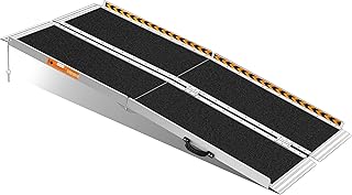 Wheelchair Ramp 5 Feet, Portable Ramps for Wheelchairs for Home, 800LBS Capacity Folding Non-Slip