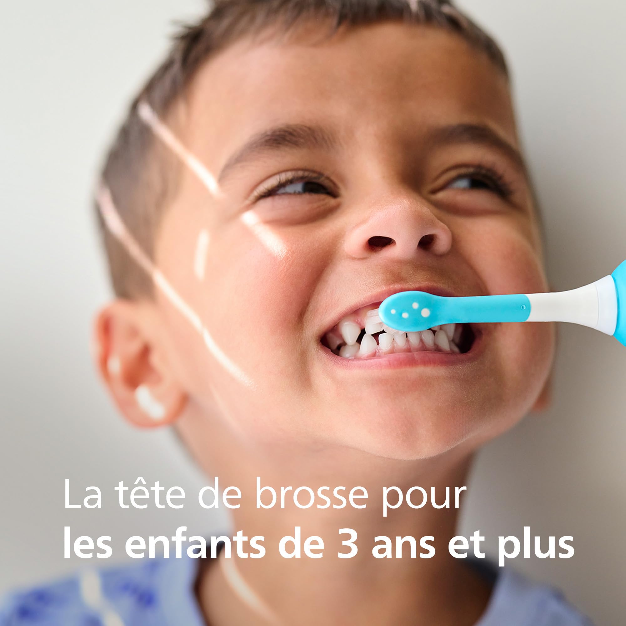 Philips Sonicare for Kids - têtes de brosse à dents de rechange d'origine pour enfants à partir de 3 ans, lot de 4, HX6034/90