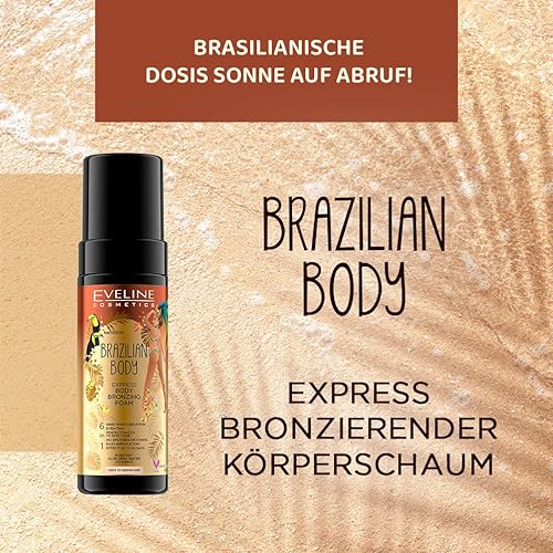 Eveline Cosmetics Brazilian Body mousse autoabbronzante per un'abbronzatura rapida 150 ml - 3