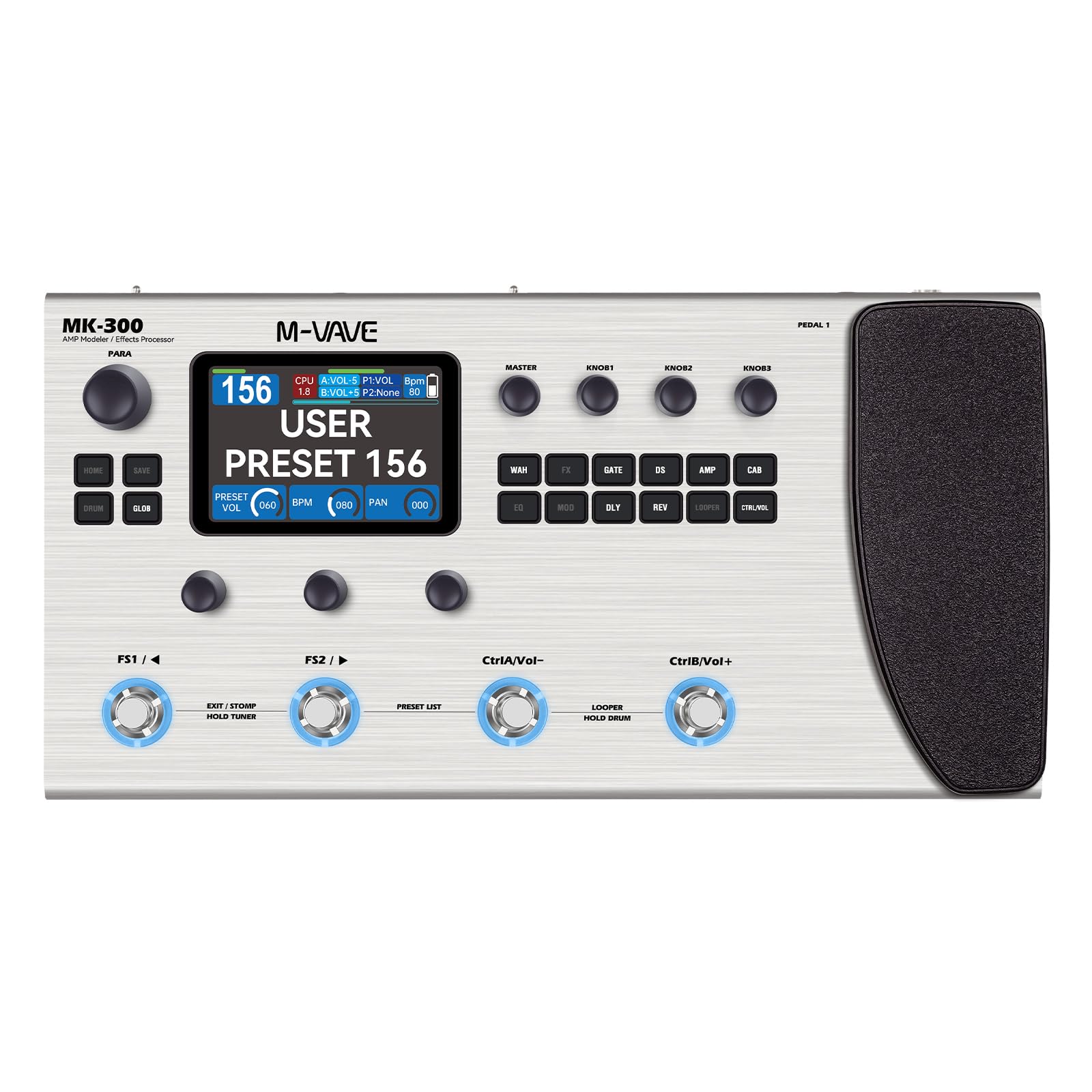 Amazon.co.jp: 【国内正規品】M-VAVE MK-300 マルチエフェクター