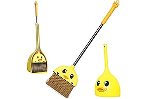 Mini Broom and Dustpan Set for Kids