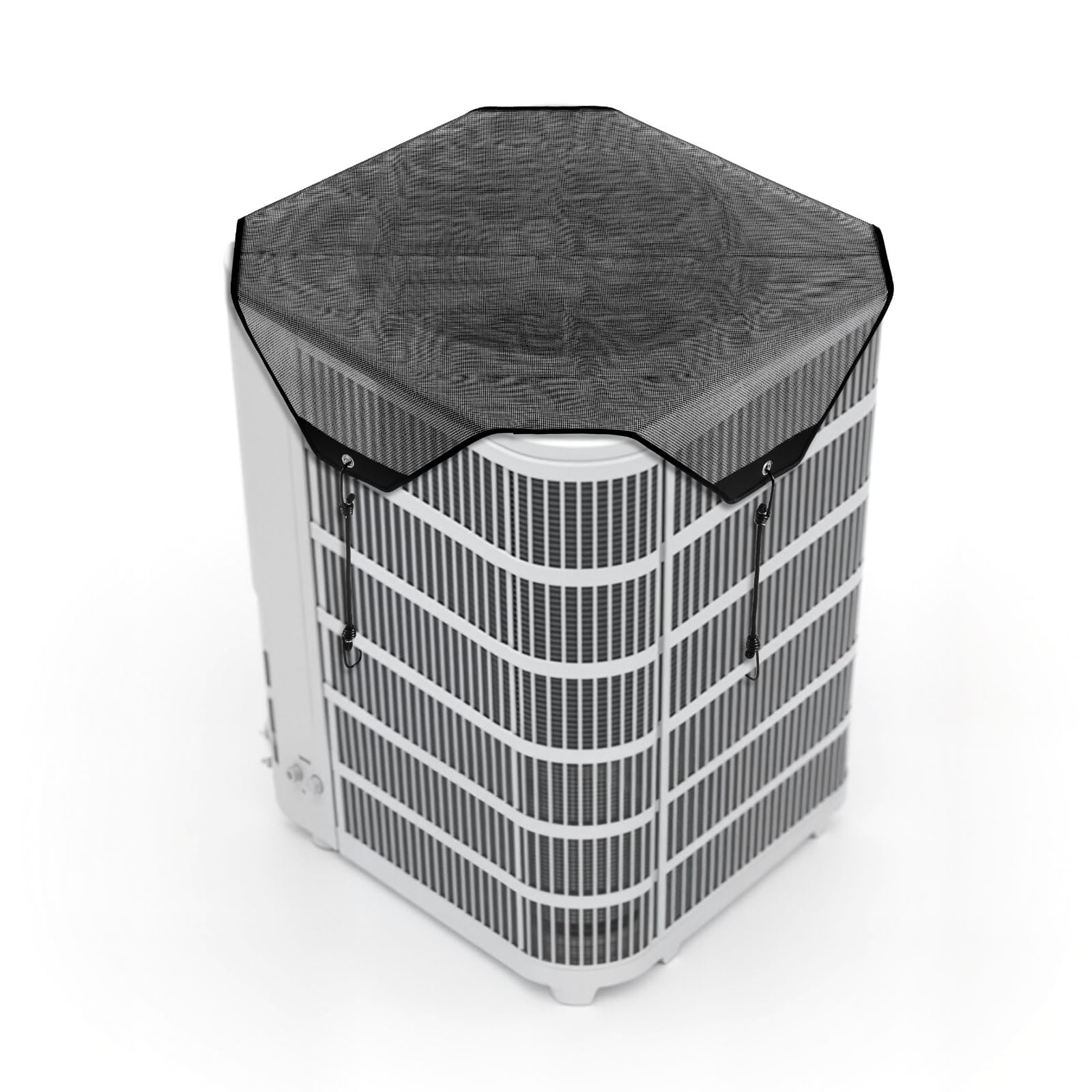 VEVOR Air Conditioner Cover for Outside Units, 710 x 710 mm Central AC Cover for Air Conditioning Unit, Top Universal Mesh Defender Tear-Resistant Easy Install for Outdoor Outside All Seasons, Black