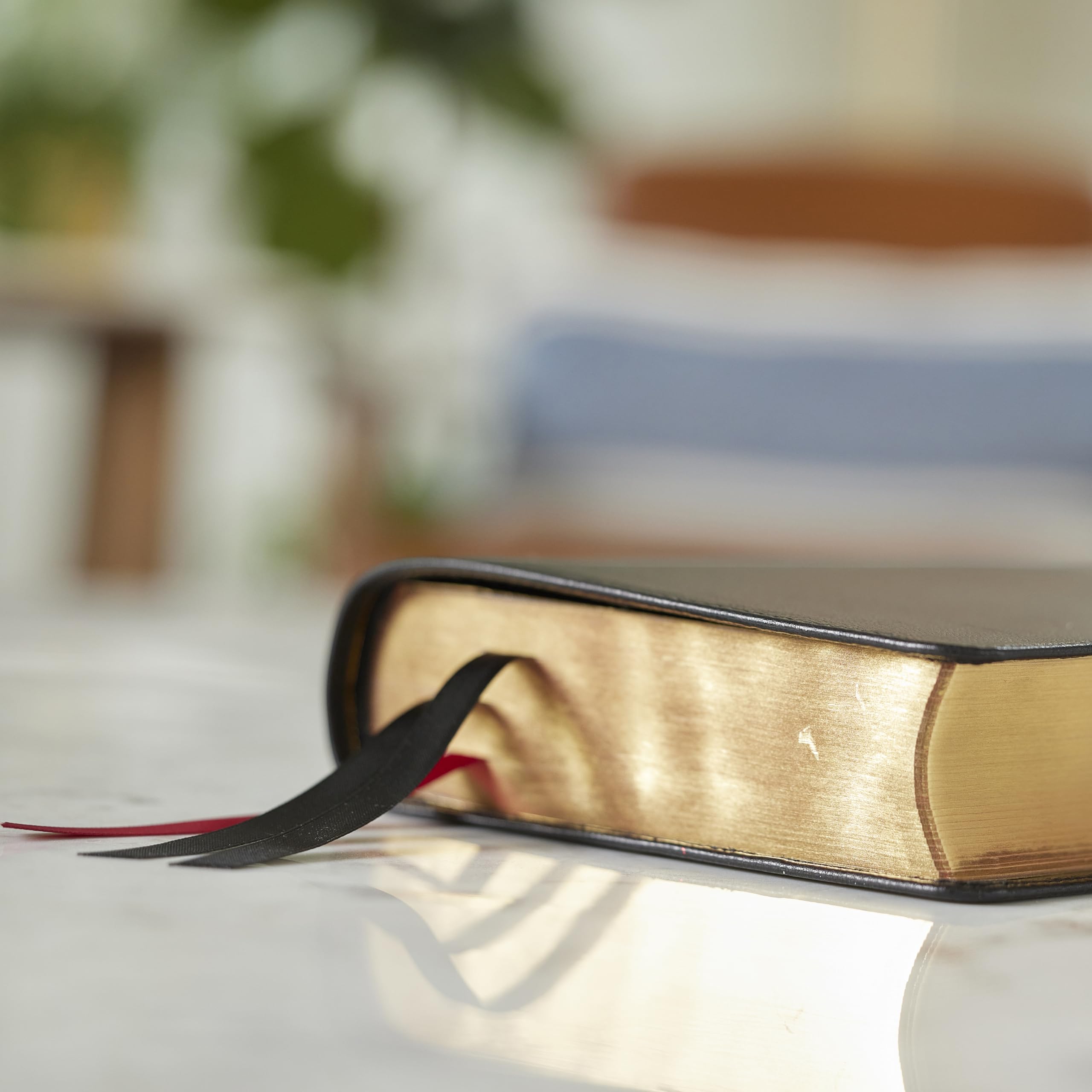 NKJV Bible: Single-Column Verse-By-Verse W/ 72,000 Cross-References, Black Goatskin Leather, Premier Collection, Comfort Print: New King James ... Premier Collection, Comfort Print