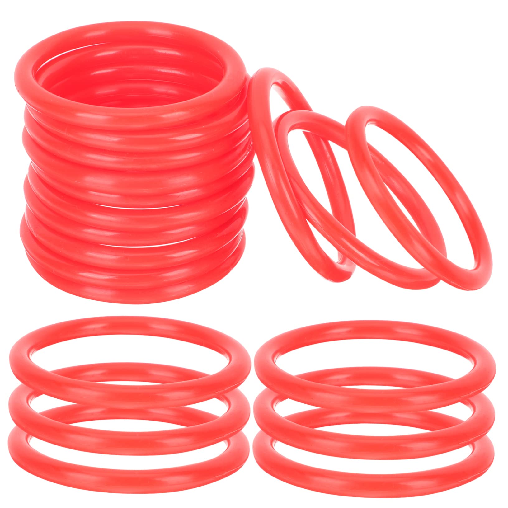 GALPADA Outside 24 Pack Ring for Boys and Girls Interactive Throwing Portable Toss Rings Carnival Random