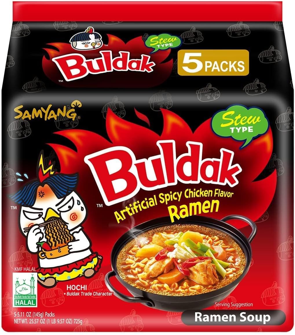 Samyang Stew Type Flavor Buldak Ramen Pack of 5