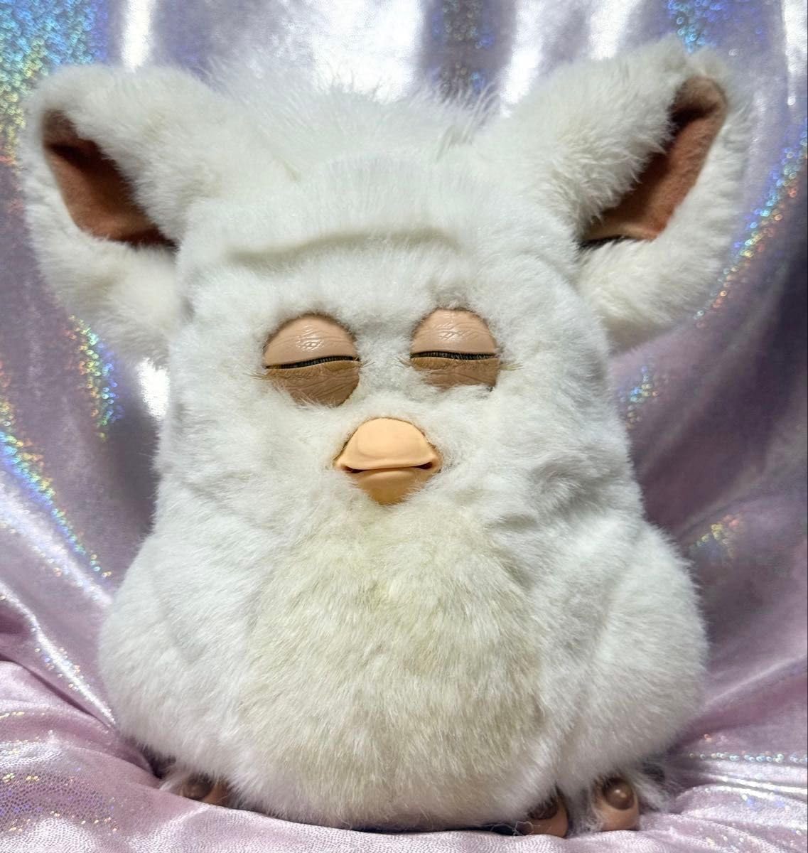 ファービー2　シュガースノー　茶目　英語版　furby　furby2 #8 furby furby2 Sugar Snow Blue Eye English Version Used Good