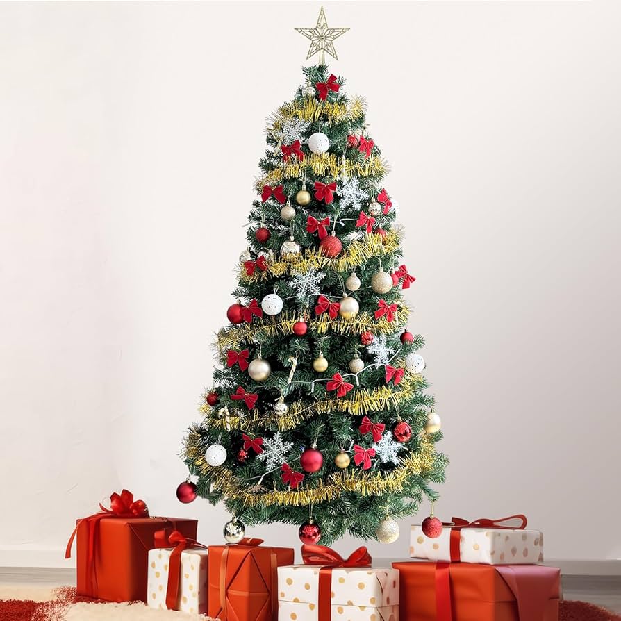 Amazon.co.jp: クリスマスツリー 180cm 19種類豪華オーナメントセット Amazon.co.jp: クリスマスツリー 180cm 19種類豪華オーナメントセット