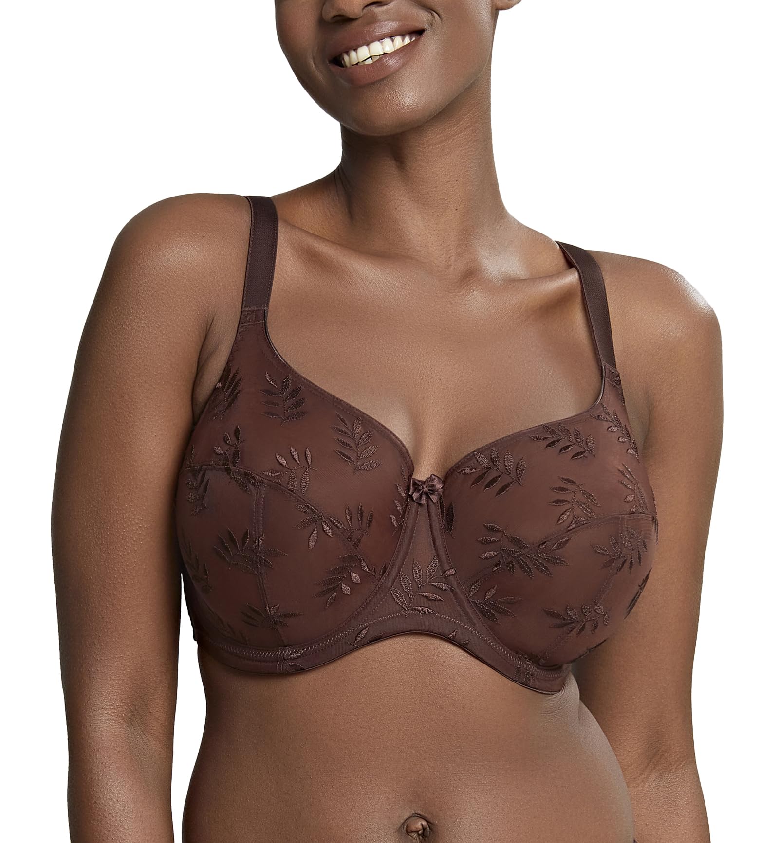 Panache Women's Tango Underwired Balconnet Bra, Nutmeg, 40F