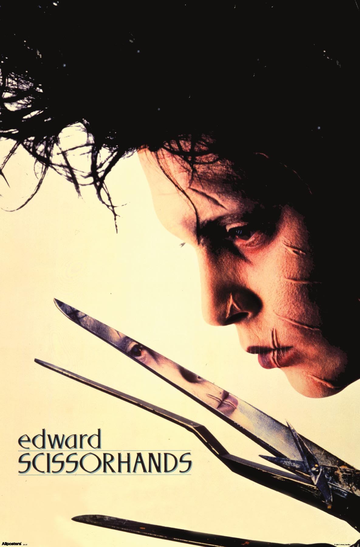 Edward Scissorhands - Close-Up One Sheet Wall Poster, 34L" x 22.4W", Premium Unframed Version