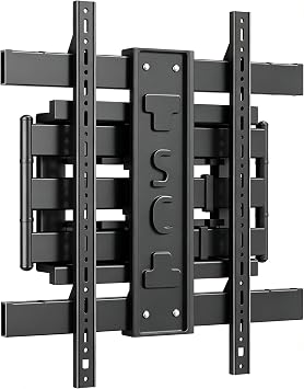 Ultra Slim TV Wall Mount for 90 86 85 80 75 65 60 inch TVs, Full Motion TV Bracket for 50-90 inch 185 lb Tilt Swivel Extension Leveling Adjustable Articulating Arm Max VESA 650x600 Y7U