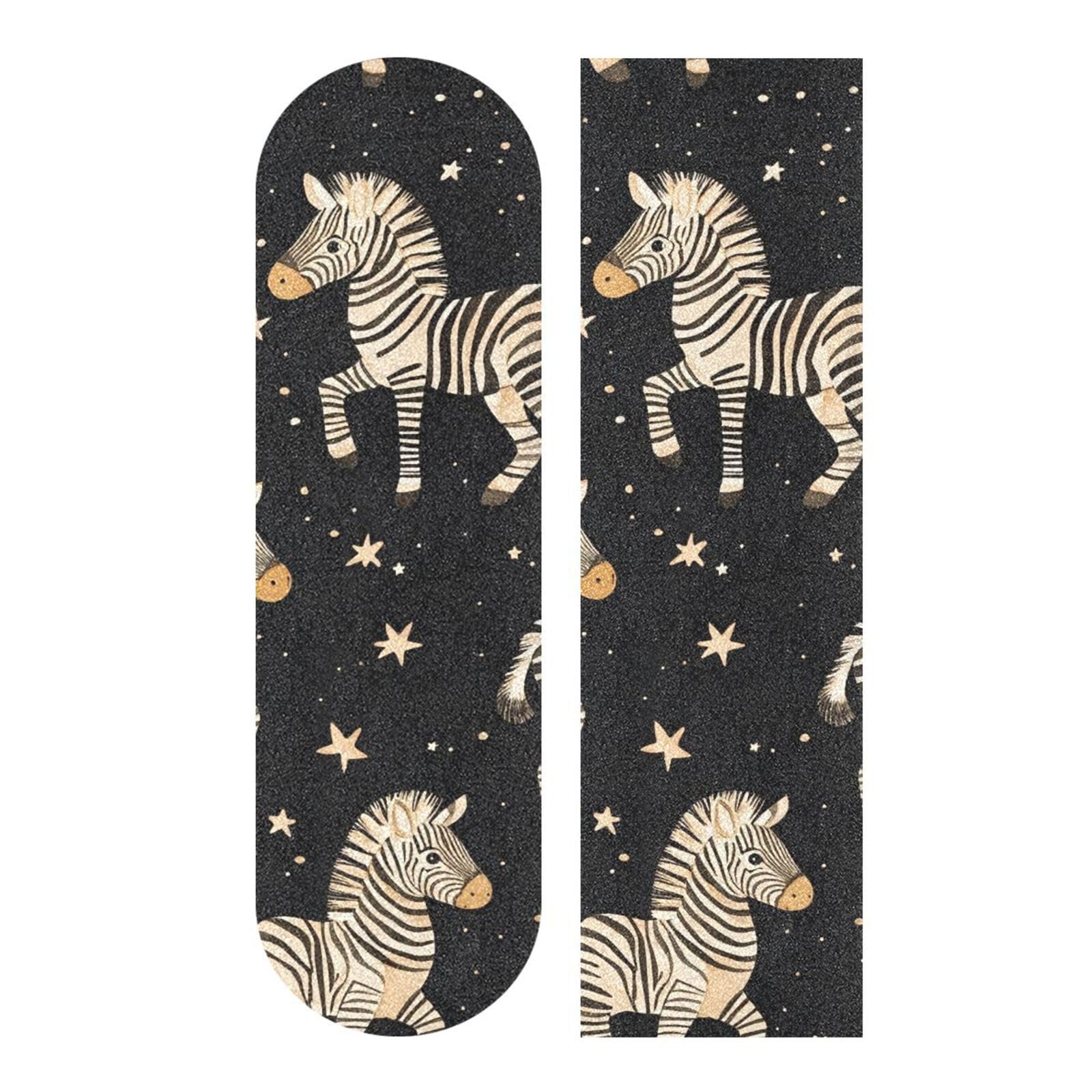 SDMKA Cartoon Zebra Skateboard Grip Tape 9