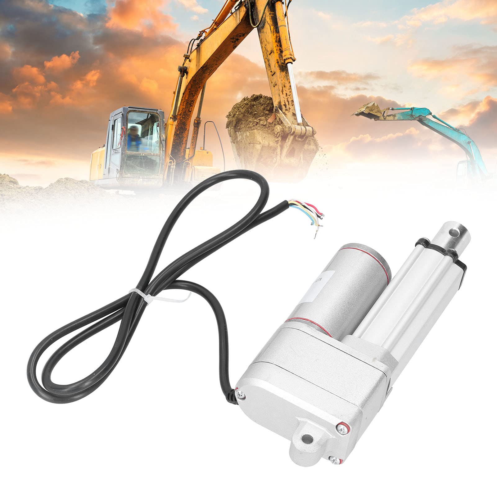 Actionneur Linéaire 12V, Moteur à Tige de Poussée électrique Haute Performance pour Pelle LIUGONG/ZOOMLION, Construction en Acier Durable