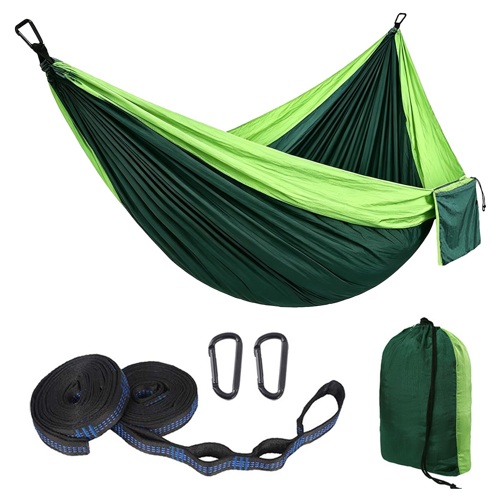 Cycayit Hammock Camping, Single Person, 270x140cm, 150kg, 2 Tree Straps