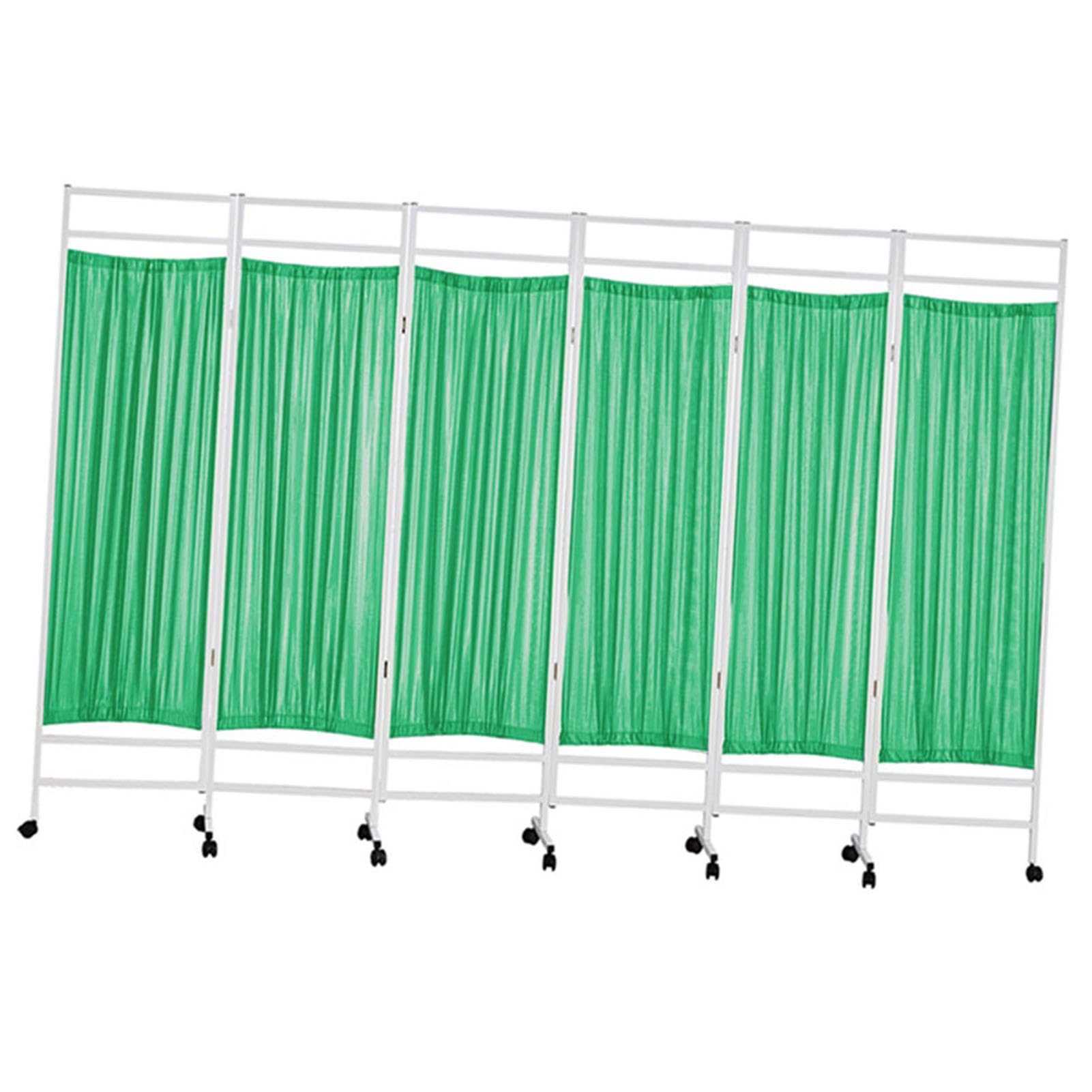 Paravent médical réglable et pliable pour salle de thérapie - Séparateur 6 pièces 180x50 cm