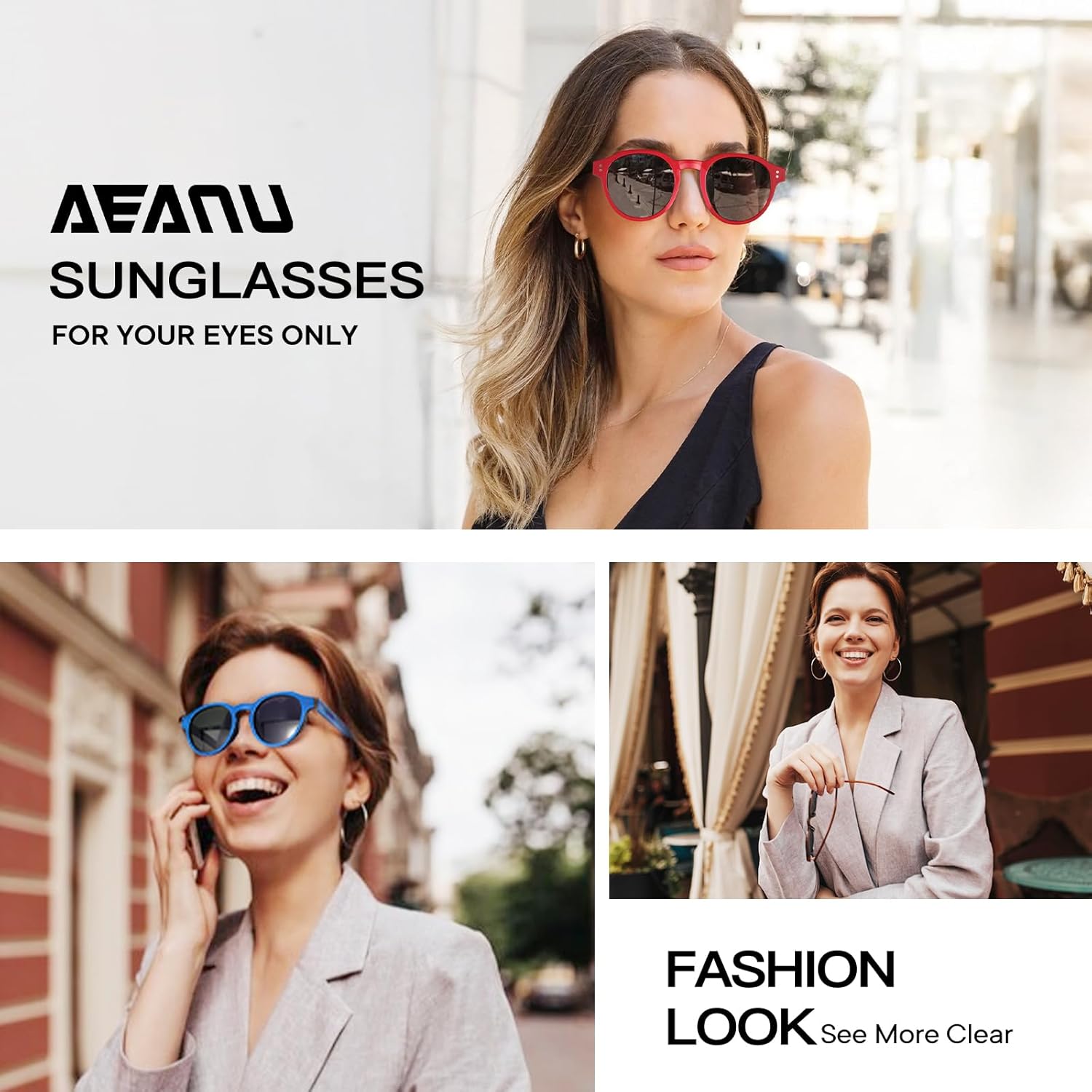 Polarized Sunglasses for Men & Women, Medium Face Fit (135mm), Light Tint Lens for Driving & Everyday Outdoor Wear - Image 6