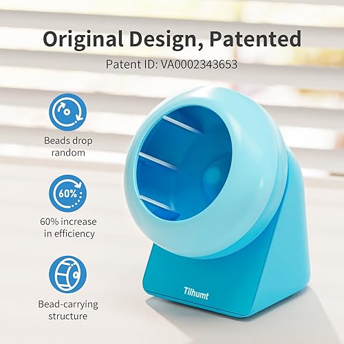 Miniatura 3 de Tilhumt Spinner eléctrico de cuentas para cuentas de arcilla, hilador de cuentas de arcilla, fabricante de pulseras para hacer joyas, pulseras de