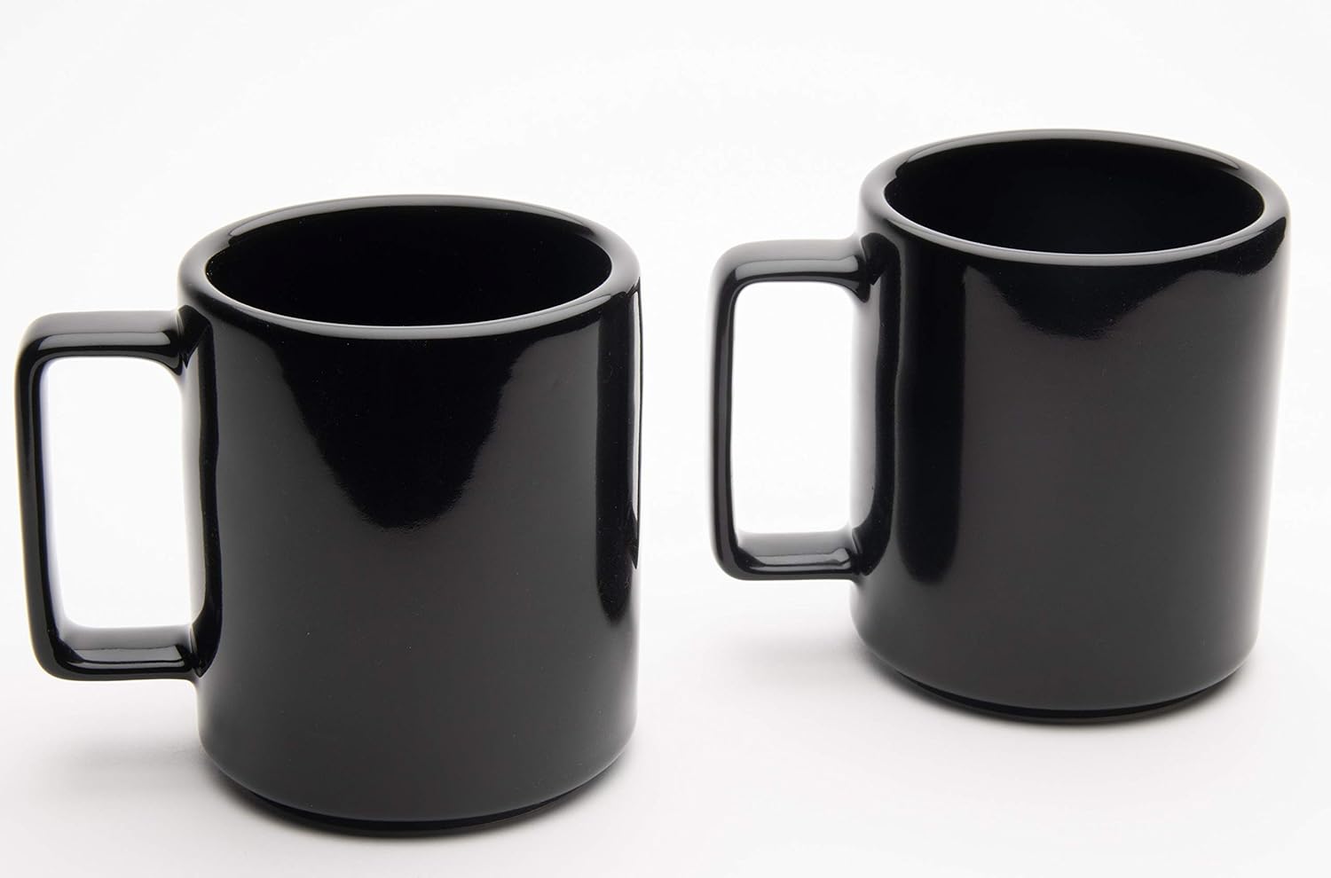 American Mug Pottery Ceramic Square Handle Coffee Mug, Made