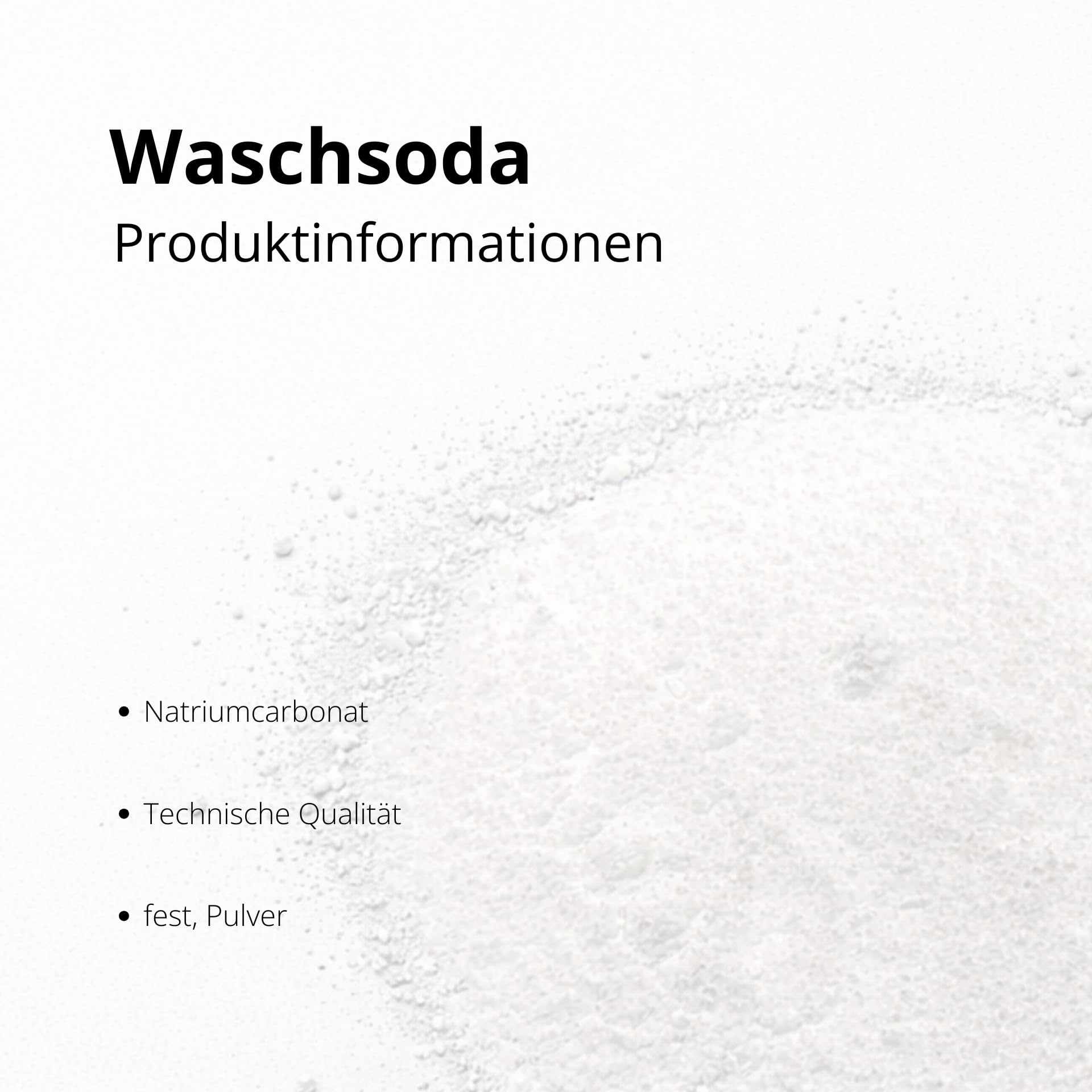 DIACLEANSHOP Waschsoda Pulver 25kg Reine Soda Natriumcarbonat