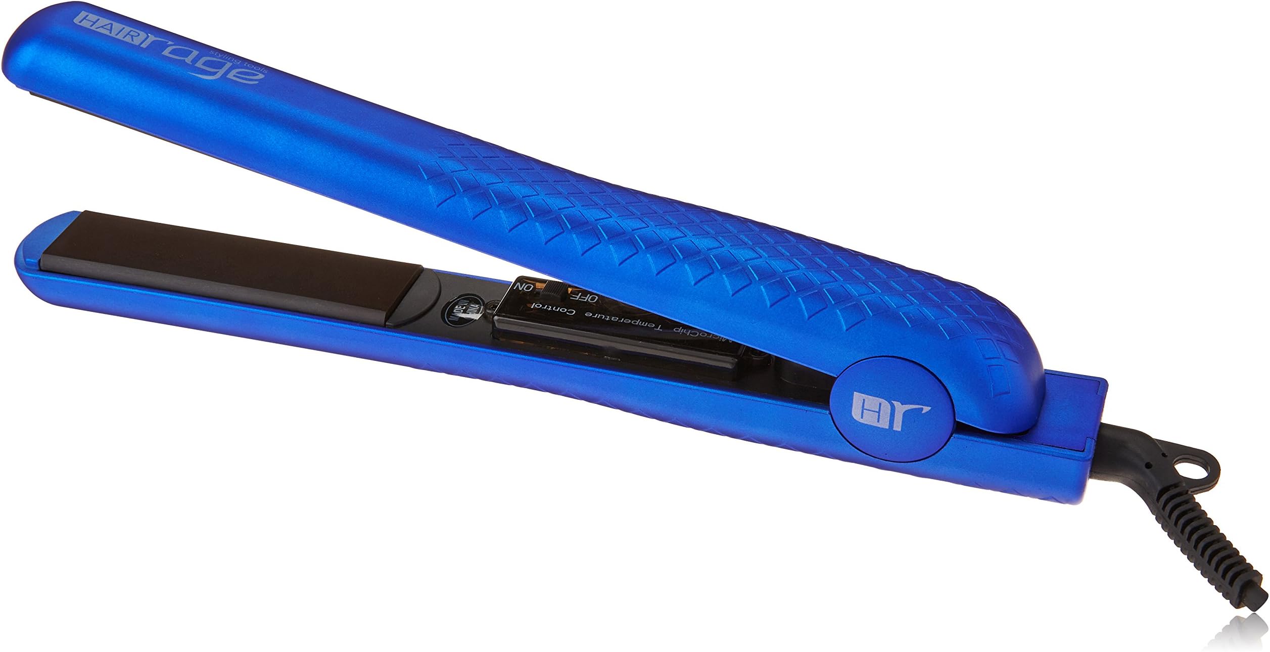 Hair Rage Pro Salon Model Flat Iron, Indigo