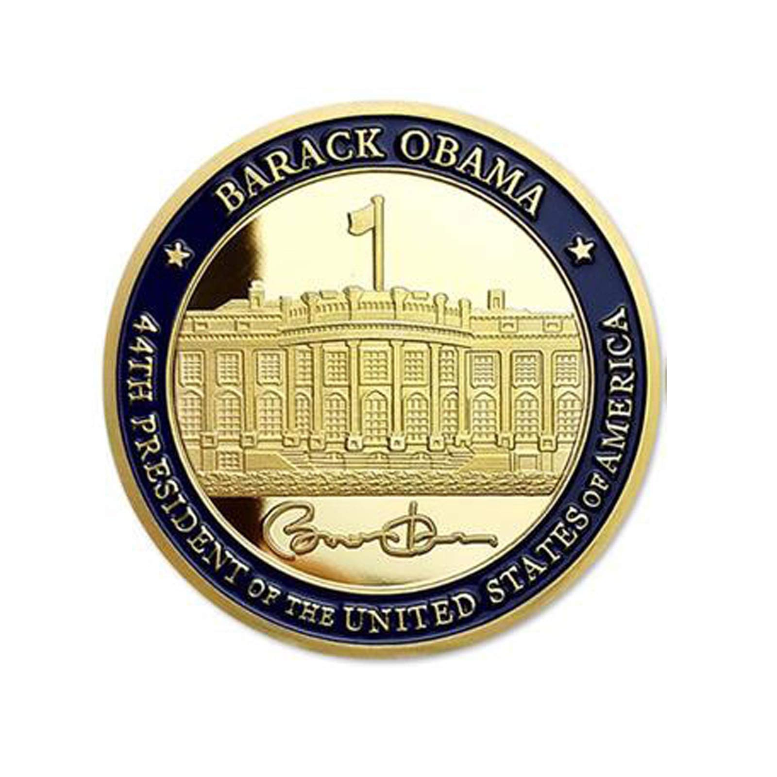 Médaille Commémorative Barack Obama – Challenge Coin En Métal, Collection Présidentielle, Idée Cadeau - 2